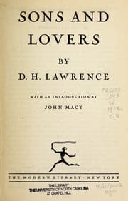 Tapa de Sons and lovers