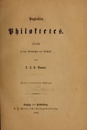 Tapa de Sophokles, Philoktetes