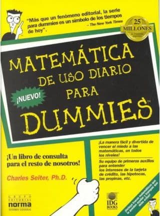 Tapa de Matemáticas de uso diario para dummies