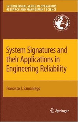 Tapa de System Signatures and their Applications in Engineering Reliability