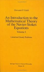 Tapa de An introduction to the mathematical theory of the Navier-Stokes equations