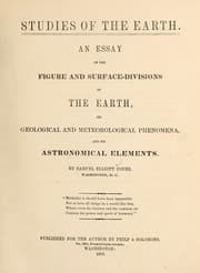 Tapa de Studies of the earth