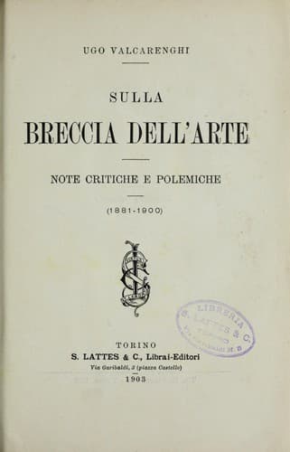 Tapa de Sulla breccia dell'arte