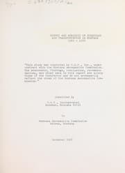 Tapa de Survey and analysis of scheduled air transportation in Montana, 1960-1980