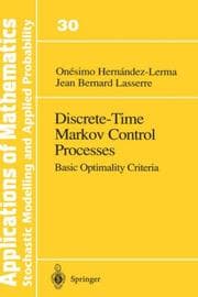 Tapa de Discrete-time Markov control processes