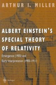 Tapa de Albert Einstein's special theory of relativity