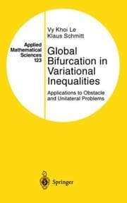 Tapa de Global bifurcation in variational inequalities