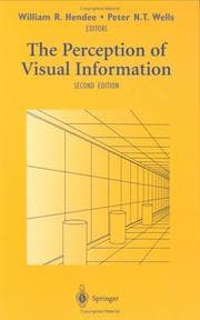 Tapa de The perception of visual information