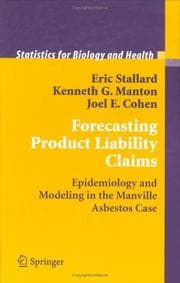 Tapa de Forecasting Product Liability Claims