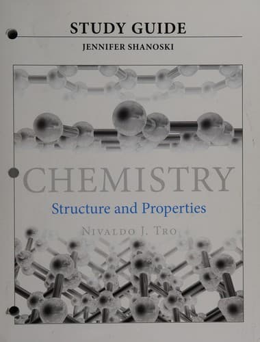 Tapa de Study Guide for Chemistry