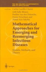 Tapa de Mathematical approaches for emerging and reemerging infectious diseases