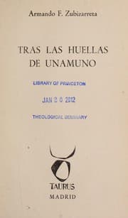 Tapa de Tras las huellas de Unamuno