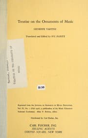 Tapa de Treatise on ornamentation