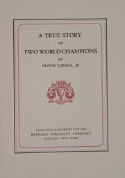 Tapa de A true story of two world champions