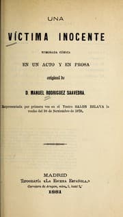 Tapa de Una víctima inocente