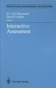 Tapa de Interactive Assessment (Disorders of Human Learning, Behavior, and Communication)