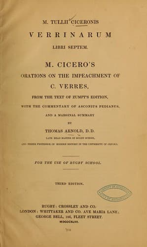 Tapa de Verrinarum libri septem