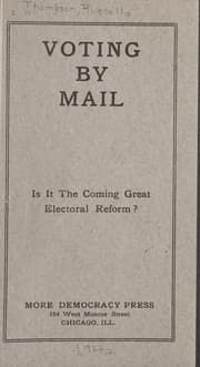 Tapa de Voting by mail, is it the coming great electoral reform?