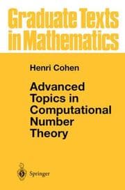 Tapa de Advanced Topics in Computional Number Theory (Graduate Texts in Mathematics)
