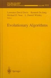 Tapa de Evolutionary algorithms