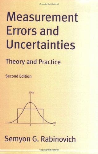 Tapa de Measurement errors and uncertainties
