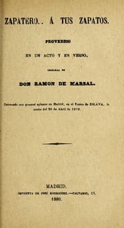 Tapa de Zapatero-- a tus zapatos