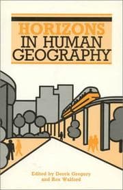 Tapa de Horizons in human geography