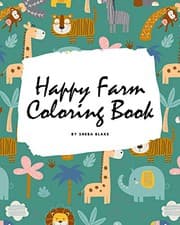 Tapa de Happy Farm Coloring Book for Children