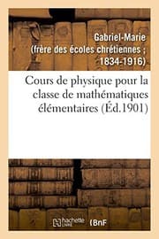 Tapa de Cours de physique pour la classe de mathématiques élémentaires