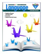 Tapa de Language Meaningful Mini-Lessons & Practice Grade 5