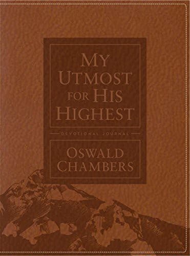 Tapa de My Utmost for His Highest Devotional Journal