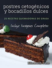 Tapa de postres cetogénicos y bocadillos dulces