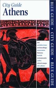 Tapa de Blue Guide City Guide Athens (Blue Guide Athens)
