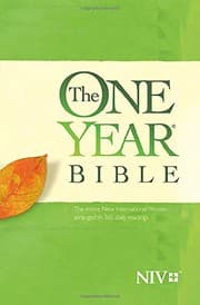 Tapa de The One Year Bible NIV