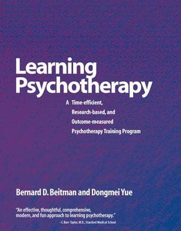 Tapa de Learning psychotherapy