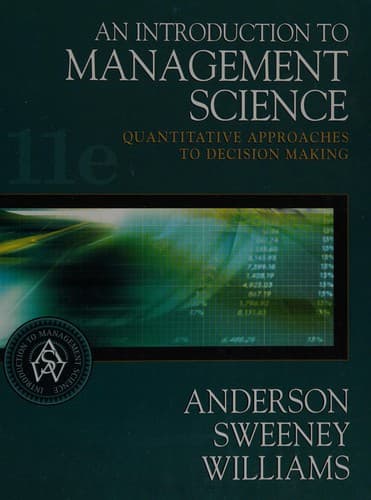 Tapa de An Introduction to Management Science