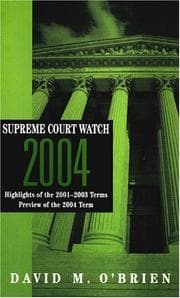 Tapa de Supreme Court Watch 2004