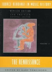 Tapa de Source readings in music history
