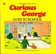 Tapa de Curious George goes to school