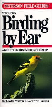 Tapa de Peterson Field Guide(R) to Western Birding by Ear