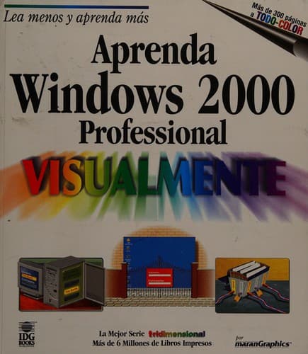 Tapa de Aprenda Windows 2000 professional visualmente