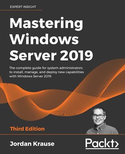 Tapa de Mastering Windows Server 2019
