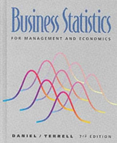 Tapa de Business statistics