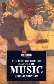 Tapa de The concise Oxford history of music