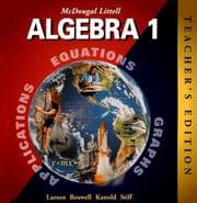 Tapa de McDougal Littell Algebra 1