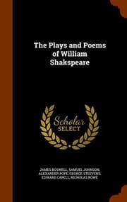 Tapa de The Plays and Poems of William Shakspeare