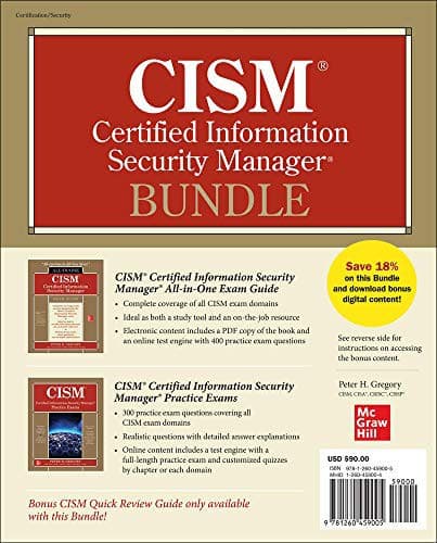 Tapa de CISM Certified Information Security Manager Bundle