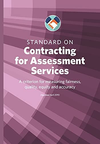 Tapa de Standard on Contracting for Assessment Services