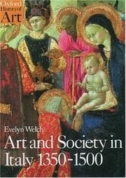 Tapa de Art and society in Italy, 1350-1500