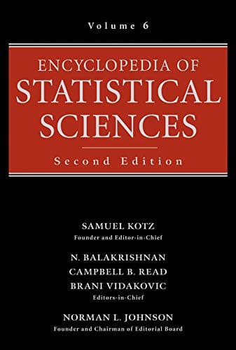 Tapa de Encyclopedia of Statistical Sciences, Volume 6